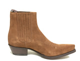 Tobacco Suede Ankle Boot