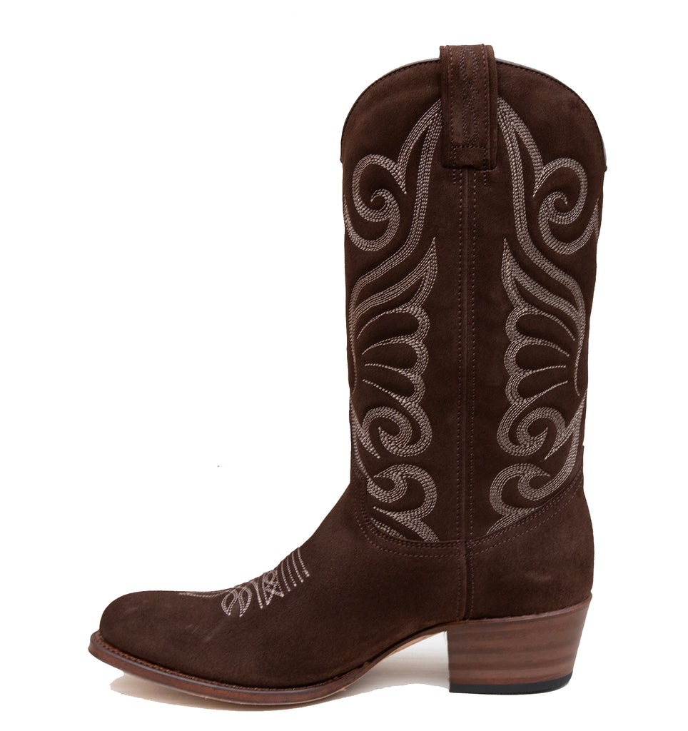 Chocolate Suede Cowgirl
