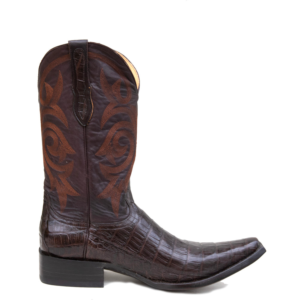 Brown Caiman boots