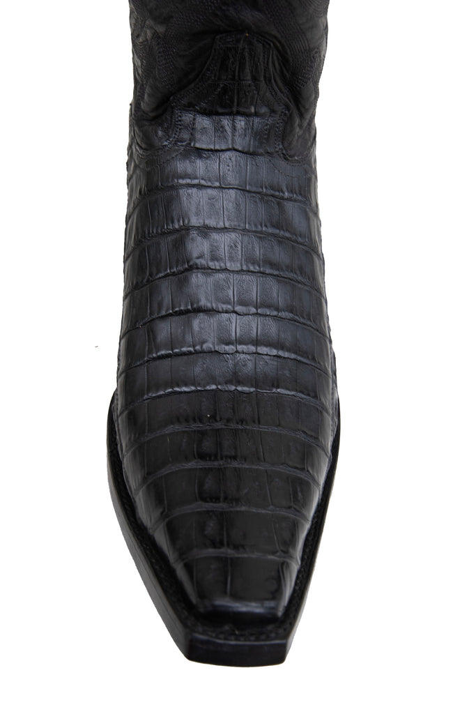 Black Caiman Boots