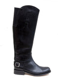 Black Riding Boot with Brogue toe