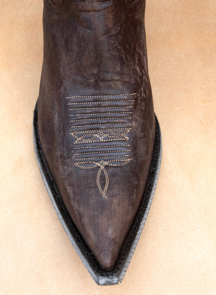Nevada brown low heel