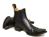 T4 Black ankle low heel