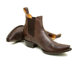 T4 Brown ankle low heel