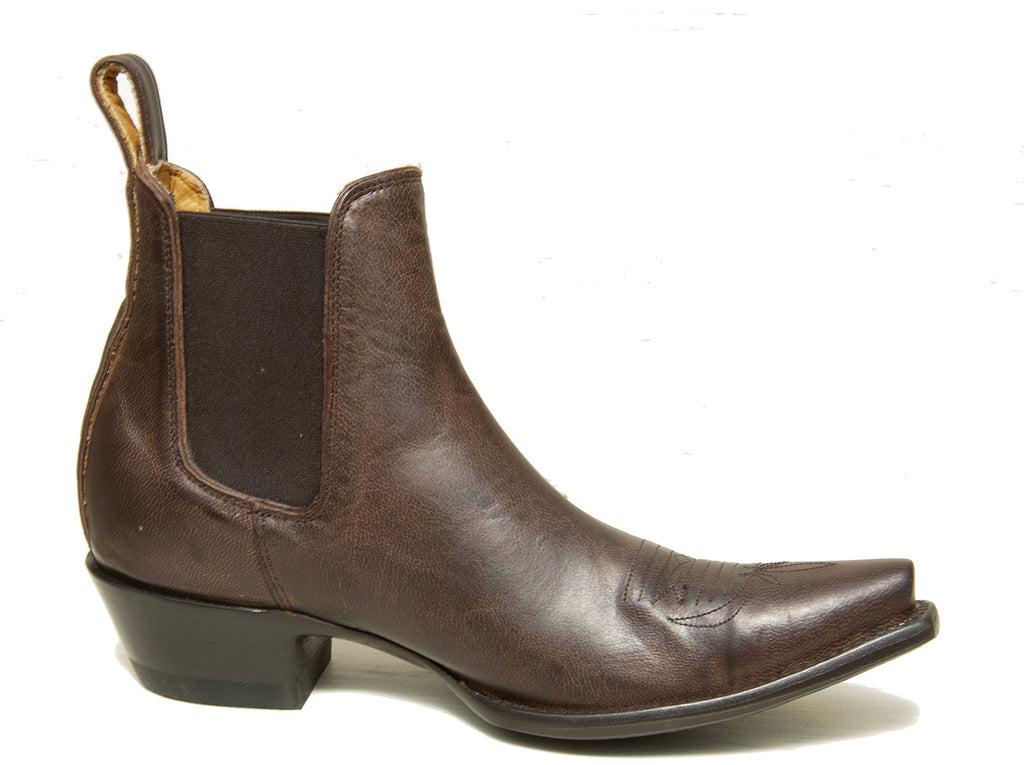 T4 Brown ankle low heel
