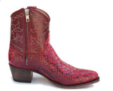 Red Python Short Boot