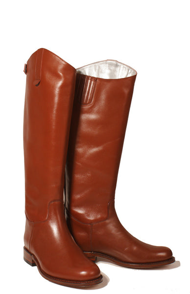 Cognac riding outlet boots