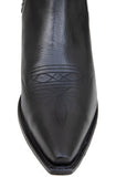Black Leather Ankle Boots