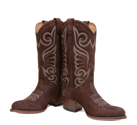 Chocolate Suede Cowgirl