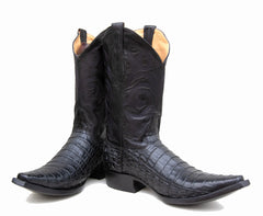 Black Caiman Boots