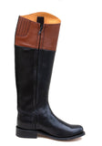 Black and Tan Riding Boot