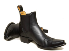 T4 Black ankle low heel