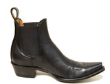 T4 Black ankle low heel