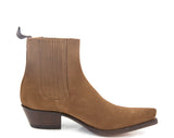 Tobacco Suede Ankle Boot