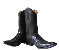 Black Caiman Boots