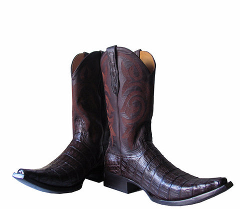 Brown Caiman boots