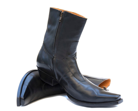 Calvi Black Ankle boots