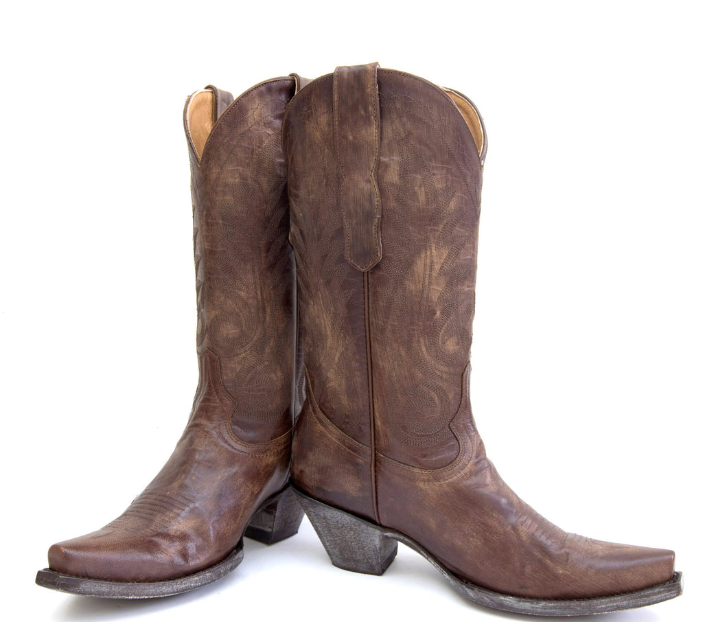 Nevada Brass Cowgirl Boots - R Soles